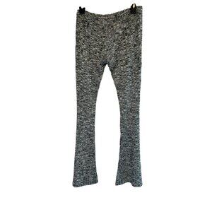 MOD M Stretch Knit Pants Black White Gray Tight Bell Bottoms